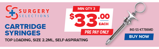 Surgery Selections Cartridge Syringe