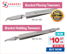 Surgery Selections Bracket Placing and Holding Tweezers