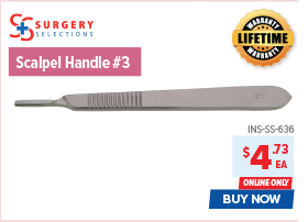 Surgery Selections Scalpel Handle 3