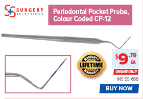 Surgery Selections Periodontal Pocket Probe, Colour Coded